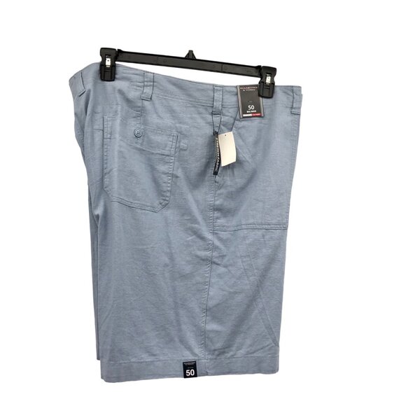 Roundtree & Yorke Other - Roundtree Yorke Light Blue Shorts Mens 50 NEW Linen Blend